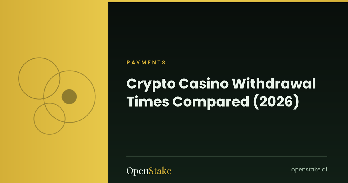 Crypto Casino Withdrawal Times Compared (2026)