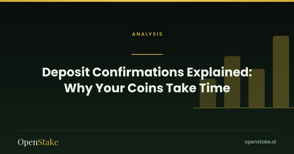 Deposit Confirmations Explained: Why Your Coins Take Time