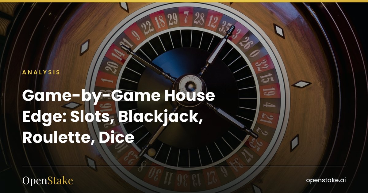 Game-by-Game House Edge: Slots, Blackjack, Roulette, Dice