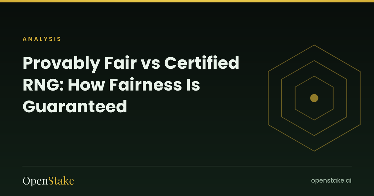 Provably Fair vs Certified RNG: How Fairness Is Guaranteed