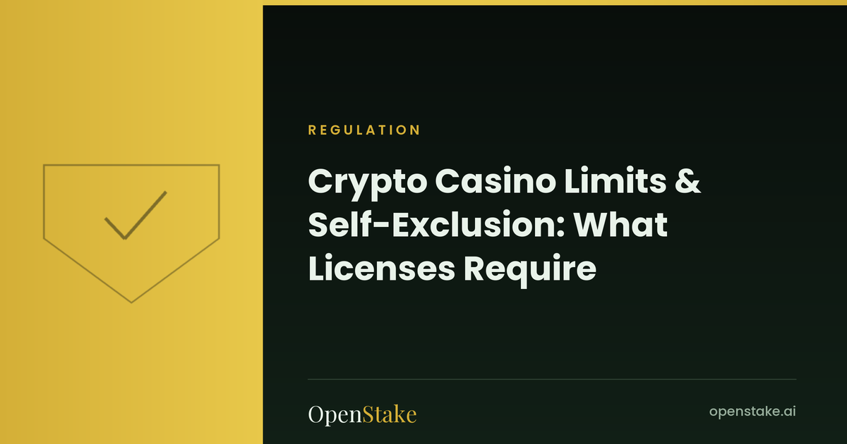 Responsible Crypto Gambling: Limits, Tools & Where to Get Help