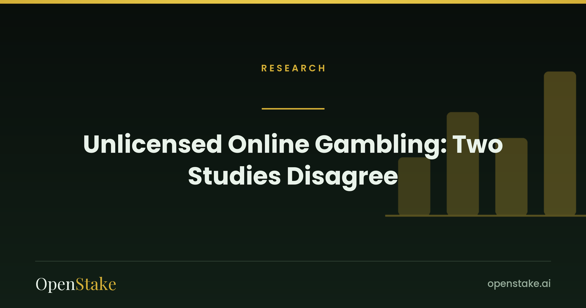 Two studies sizing the US unlicensed online gambling market